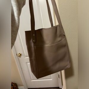 Simple Small leather should bag